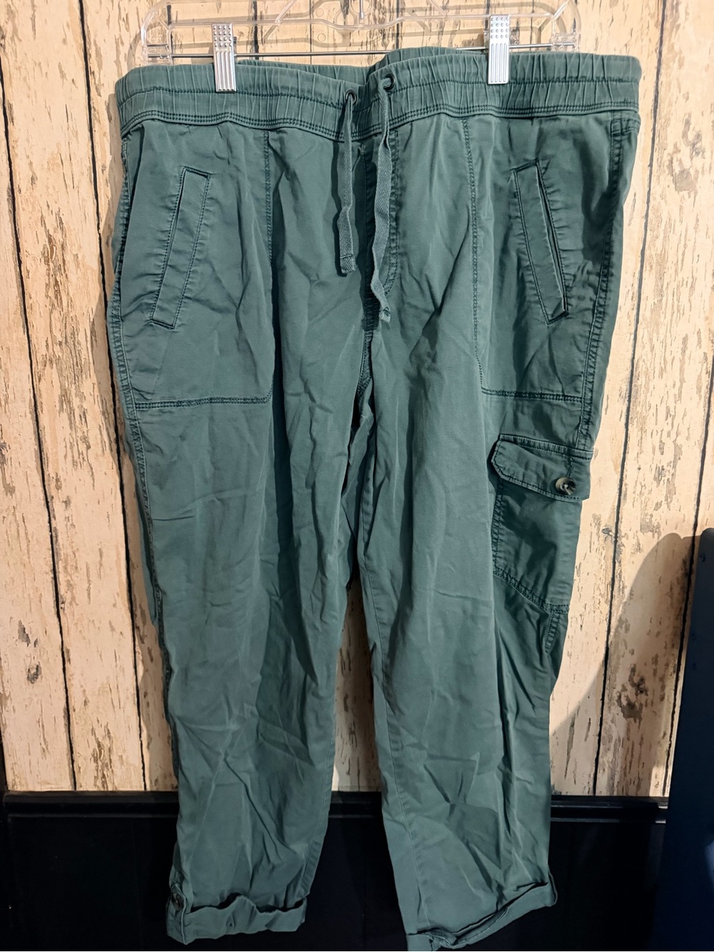 Sonoma Teal Green Utility Cargo Pants